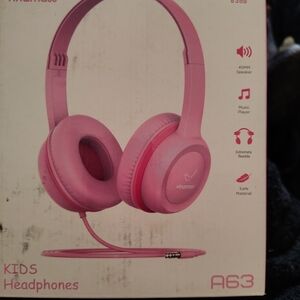 Pink Kids Headphones